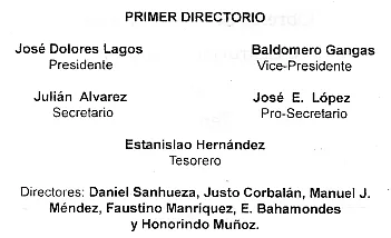 Primer Directorio 1893
